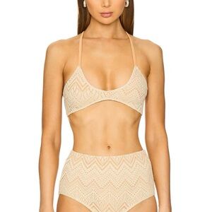 Free People Sand Crochet Bikini Set